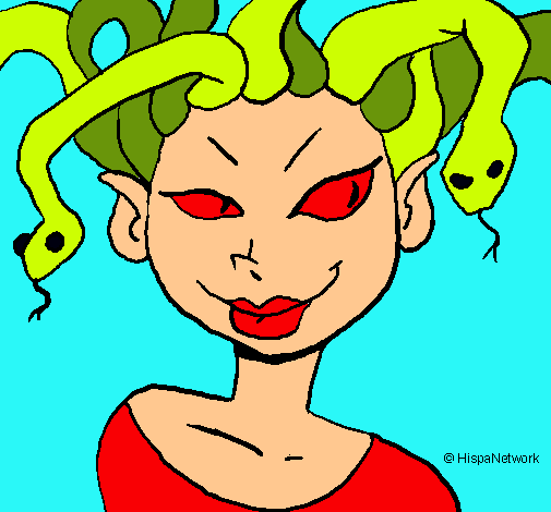 Mujer medusa