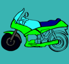 Dibujo Motocicleta pintado por argelito
