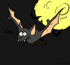 Dibujo Murciélago loco pintado por lunialiss