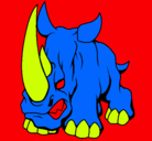 Dibujo Rinoceronte II pintado por orasio
