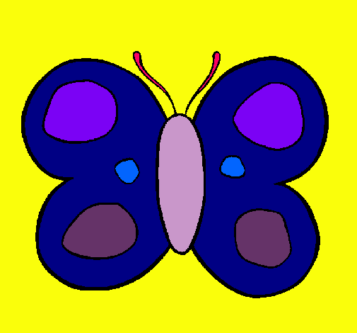 Dibujo Mariposa pintado por vivialinda