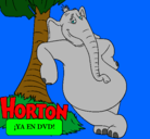 Dibujo Horton pintado por juande