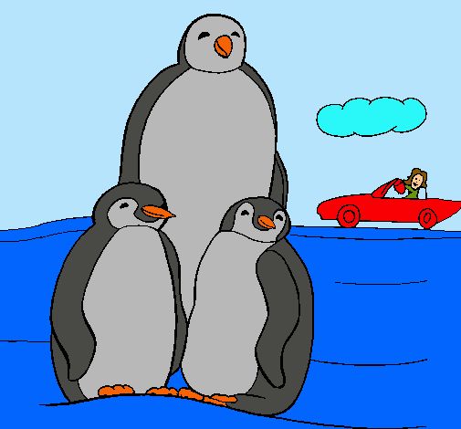 Familia pingüino