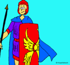 Dibujo Soldado romano II pintado por tititirooooooo