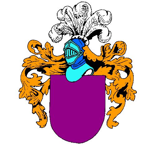 Escudo de armas y casco