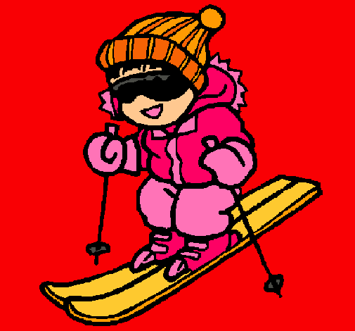 Dibujo Niño esquiando pintado por Ayelen