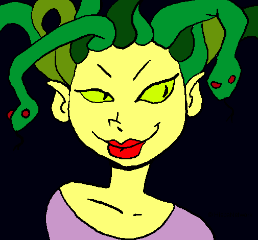 Mujer medusa