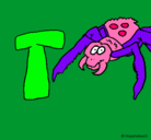 Dibujo Tarántula pintado por tani03