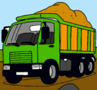 Dibujo Camión de carga pintado por FRANZ