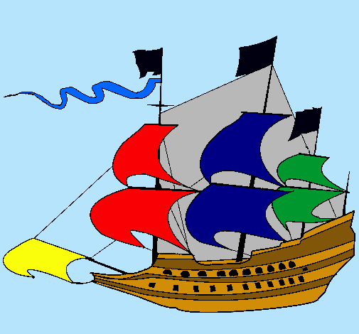 Velero del siglo XVII