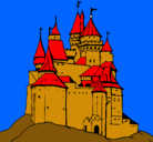 Dibujo Castillo medieval pintado por Juanma