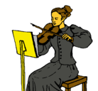 Dibujo Dama violinista pintado por 117jose