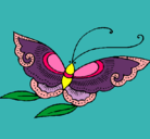 Dibujo Mariposa pintado por francia710