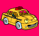 Dibujo Herbie Taxista pintado por pioe