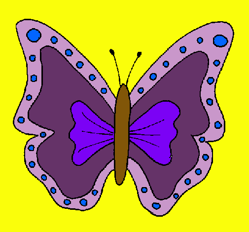 Dibujo Mariposa pintado por vivialinda