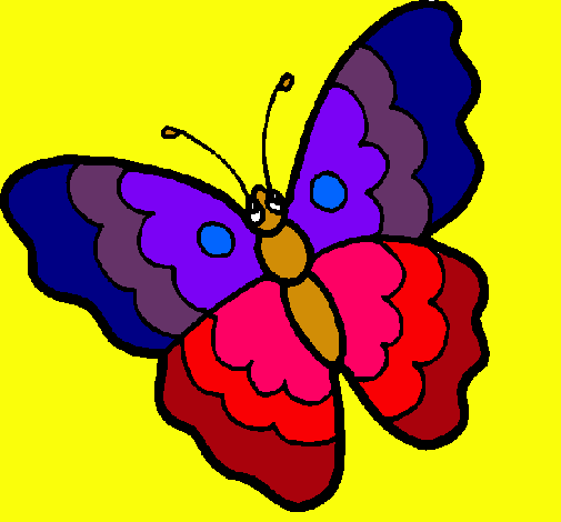 Dibujo Mariposa pintado por vivialinda