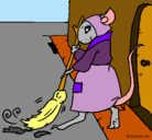 Dibujo La ratita presumida 1 pintado por nicolela