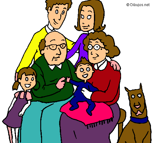 Dibujo Familia pintado por jose1
