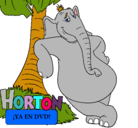 Dibujo Horton pintado por mira