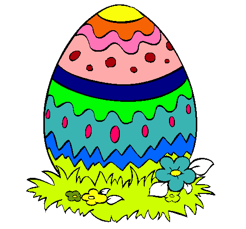 Dibujo Huevo de pascua 2 pintado por Monse
