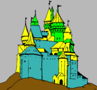Dibujo Castillo medieval pintado por aleeeeeex