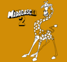 Dibujo Madagascar 2 Melman pintado por ignacio
