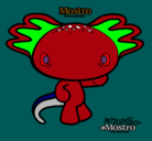 Dibujo Mostro 2 pintado por lucastorres