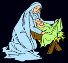 Dibujo Nacimiento del niño Jesús pintado por yorvani
