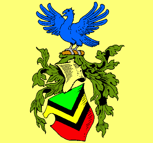 Escudo de armas y aguila 