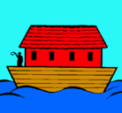 Dibujo Arca de Noe pintado por valentin