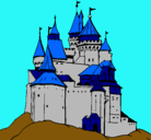 Dibujo Castillo medieval pintado por NANOVIC