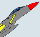 Dibujo Avión de caza pintado por yerayseller