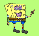 Dibujo Bob Esponja pintado por nando