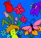 Dibujo Fauna y flora pintado por yulied