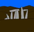 Dibujo Dolmen pintado por marcodelatorre