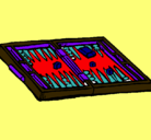 Dibujo Backgammon pintado por julia27