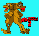 Dibujo Madagascar 2 Manson y Phil 2 pintado por 321432154321