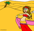 Dibujo Sahara pintado por Martitha