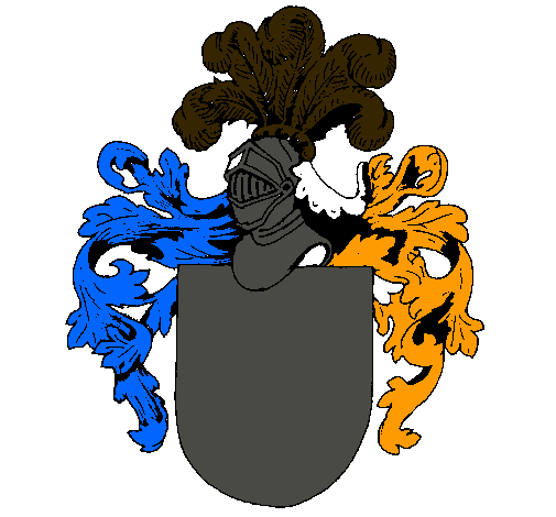 Escudo de armas y casco