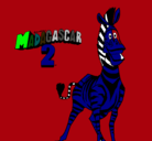 Dibujo Madagascar 2 Marty pintado por ABRAHAM-ALAN