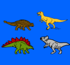 Dibujo Dinosaurios de tierra pintado por lalonico