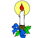 Dibujo Vela de navidad pintado por avatar