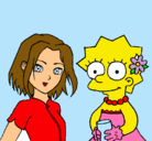Dibujo Sakura y Lisa pintado por 649929333