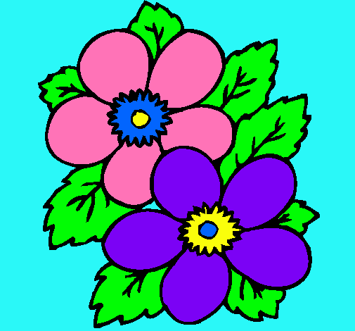 Dibujo Flores pintado por zita