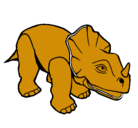 Dibujo Triceratops II pintado por triceratops