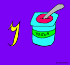 Dibujo Yogur pintado por CHIARA
