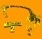 Dibujo Madagascar 2 Melman 2 pintado por marvin
