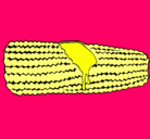 Dibujo Mazorca de maíz pintado por crysty