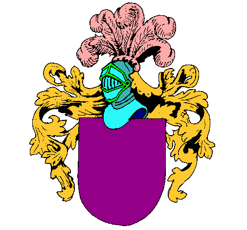 Escudo de armas y casco