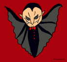 Dibujo Vampiro terrorífico pintado por yoimar